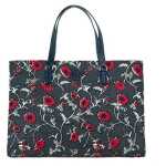 Tory Burch Medium Nylon Retro Batik Print Shoulder Tote Handbag 3