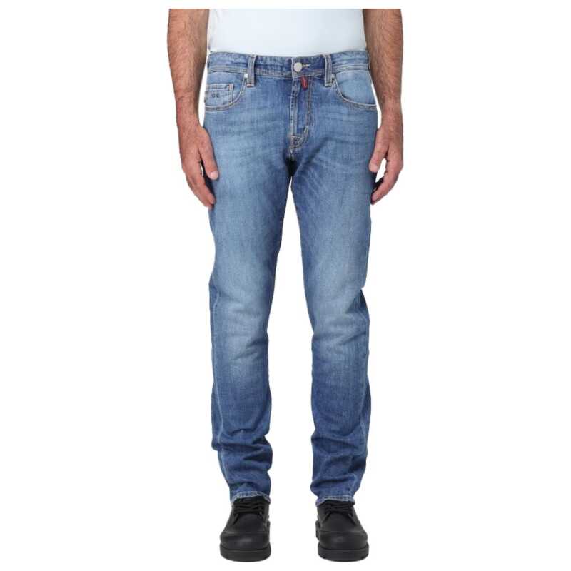 Tramarossa Blue Cotton Men&#8217;s Jeans, theFeinheit