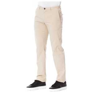 Trussardi Beige Cotton Men Trouser