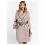 Trussardi Beige Cotton Women Coat 3