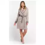 Trussardi Beige Cotton Women Coat 7