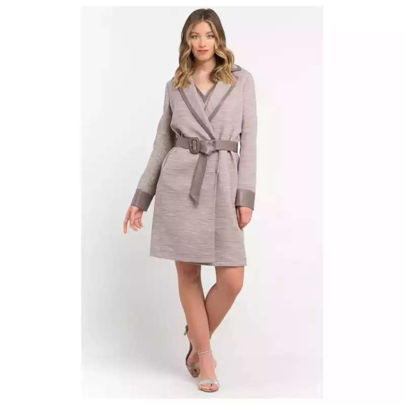 Trussardi Beige Cotton Women Coat, theFeinheit