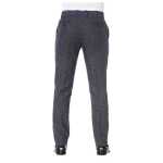 Trussardi Black Cotton Men Trousers 2