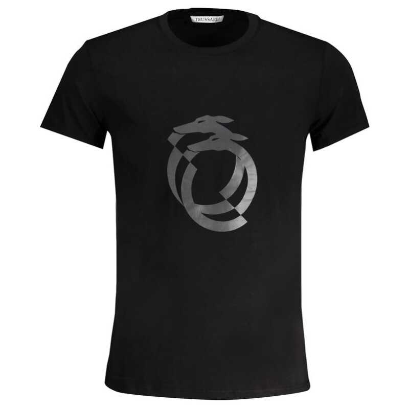 Trussardi Black Cotton T-Shirt, theFeinheit