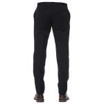 Trussardi Black Virgin Wool Men Trouser 2