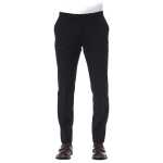 Trussardi Black Virgin Wool Men Trouser 3