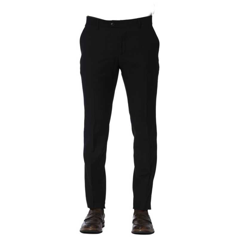 Trussardi Black Wool Men Trouser, theFeinheit