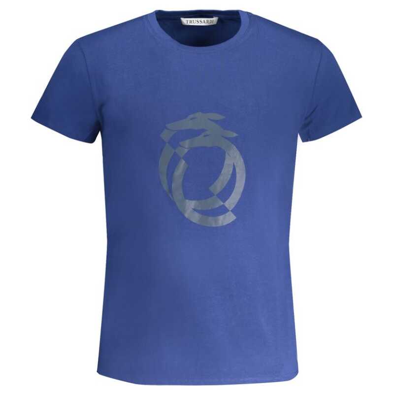 Trussardi Blue Cotton T-Shirt, theFeinheit