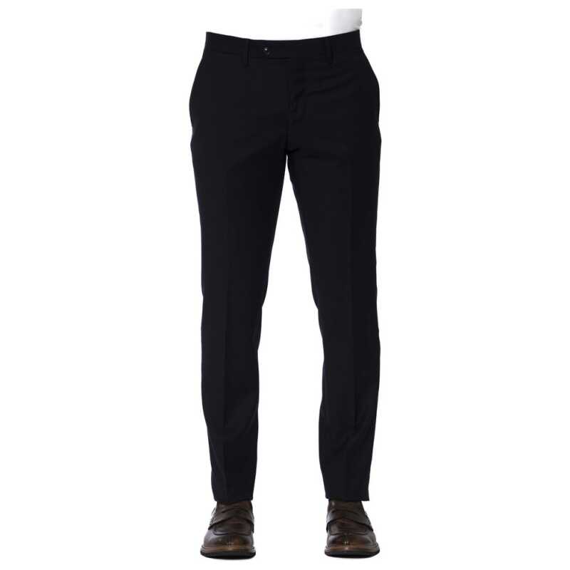 Trussardi Blue Wool Men&#8217;s Trouser, theFeinheit