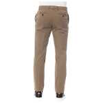 Trussardi Brown Cotton Men Trouser 2