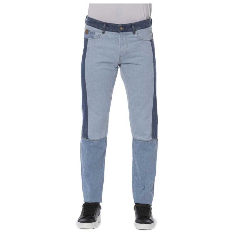 Trussardi Jeans Blue Cotton Men Jeans, theFeinheit