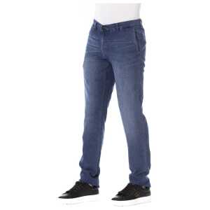 Trussardi Jeans Blue Cotton Men Jeans 4