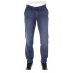 Trussardi Jeans Blue Cotton Men Jeans 6