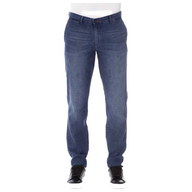 Trussardi Jeans Blue Cotton Men Jeans, theFeinheit