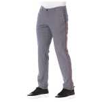 Trussardi Jeans Blue Cotton Men Trouser