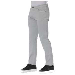 Trussardi Jeans Gray Cotton Men Jeans