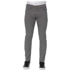 Trussardi Jeans Gray Cotton Men Pant 3