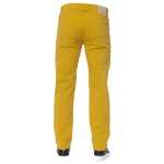 Trussardi Jeans Yellow Cotton Men Pants 2
