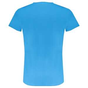 Trussardi Light Blue Cotton Men T Shirt 2