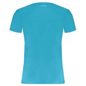 Trussardi Light Blue Cotton Men Tshirt 2