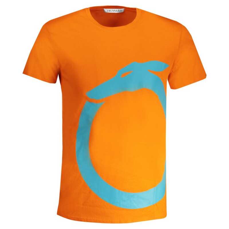 Trussardi Orange Cotton T-Shirt, theFeinheit