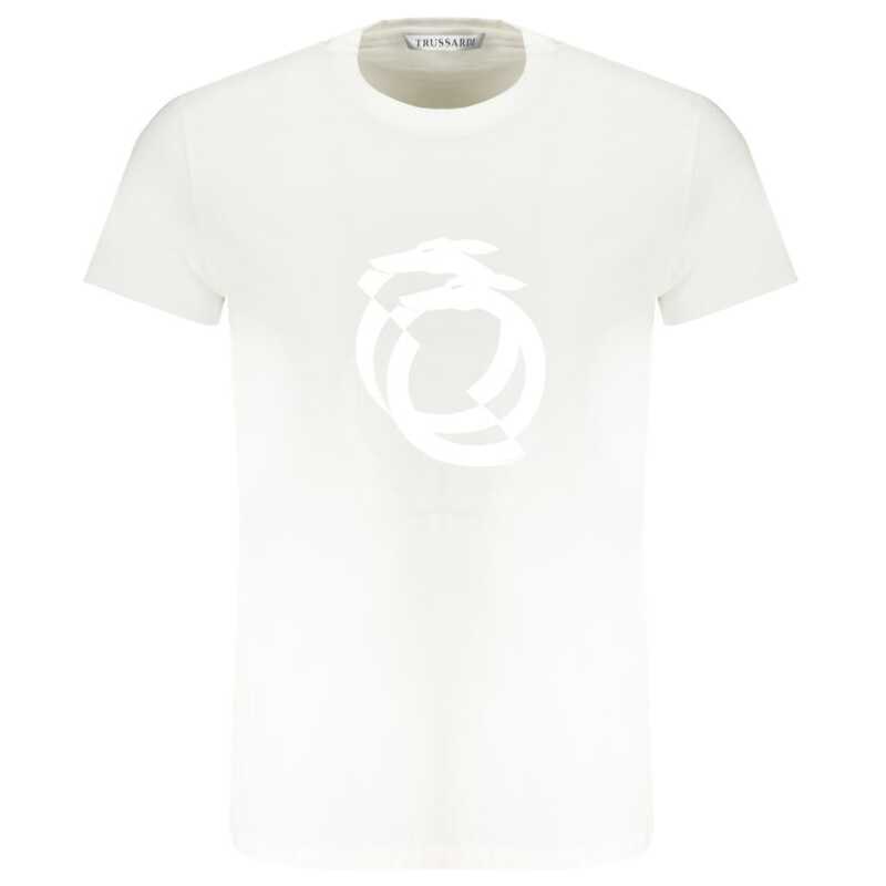 Trussardi White Cotton T-Shirt, theFeinheit