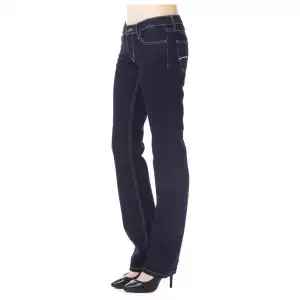 Ungaro Fever Blue Cotton Women Jeans 4