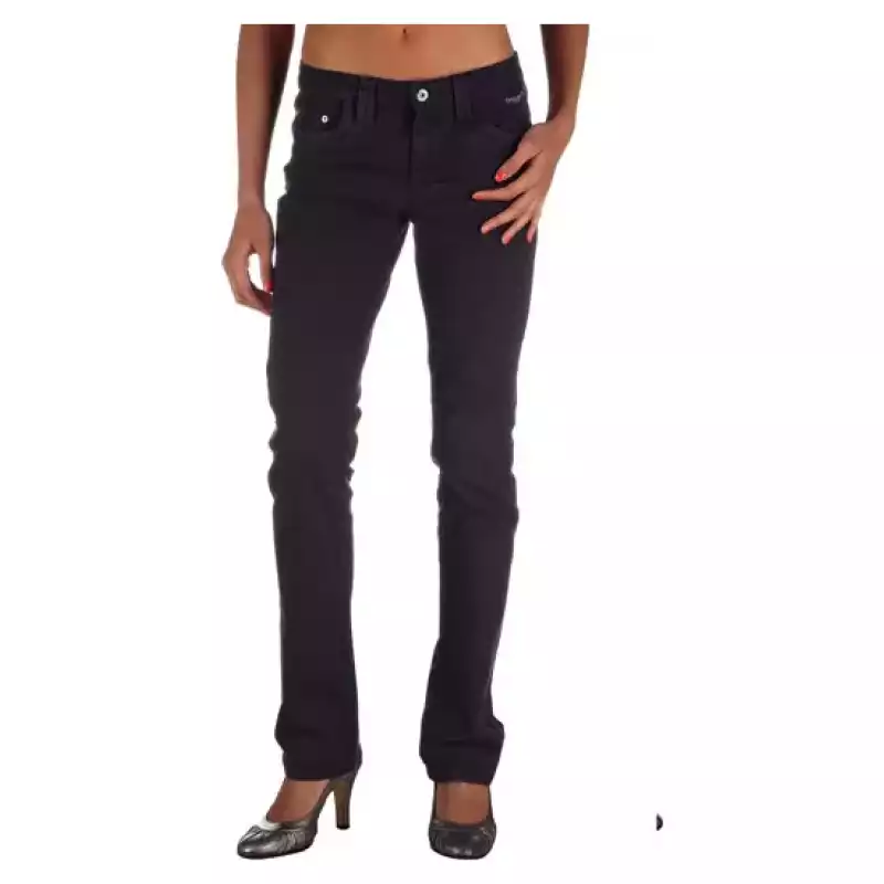Ungaro Fever Blue Cotton Women Pant, theFeinheit
