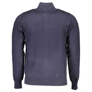 Us Grand Polo Blue Viscose Men Sweater