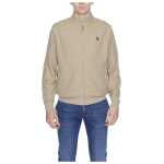 Us Polo Assn Beige Cotton Jackets Coat