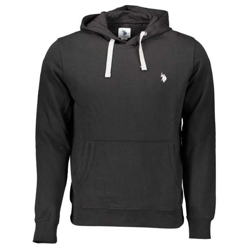 U.S. POLO ASSN. Black Cotton Men Sweater, theFeinheit