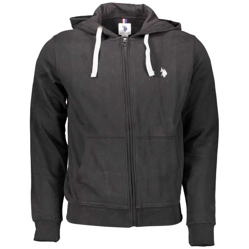 U.S. POLO ASSN. Black Cotton Men Sweater, theFeinheit