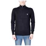 Us Polo Assn Black Cotton Sweater 10