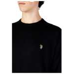 Us Polo Assn Black Cotton Sweater 4