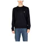 Us Polo Assn Black Cotton Sweater 5