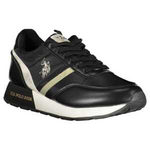 Us Polo Assn Black Polyester Sneaker 5