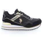 Us Polo Assn Black Polyester Sneaker 7