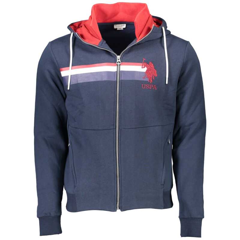 U.S. POLO ASSN. Blue Cotton Men Sweater, theFeinheit