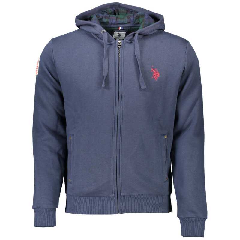 U.S. POLO ASSN. Blue Cotton Men Sweater, theFeinheit