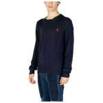 Us Polo Assn Blue Cotton Sweater 2