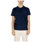 Us Polo Assn Blue Cotton T Shirt