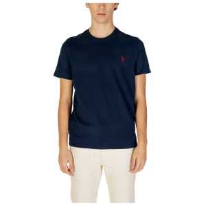 Us Polo Assn Blue Cotton T Shirt