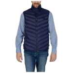 Us Polo Assn Blue Polyamide Sleveless Jacket