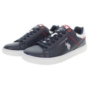 Us Polo Assn Blue Polyester Sneaker 28