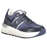 Us Polo Assn Blue Polyester Women Sneaker