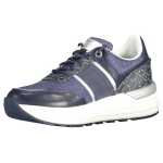 Us Polo Assn Blue Polyester Women Sneaker 2