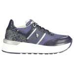 Us Polo Assn Blue Polyester Women Sneaker 3
