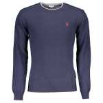 Us Polo Assn Blue Wool Men Sweater 2