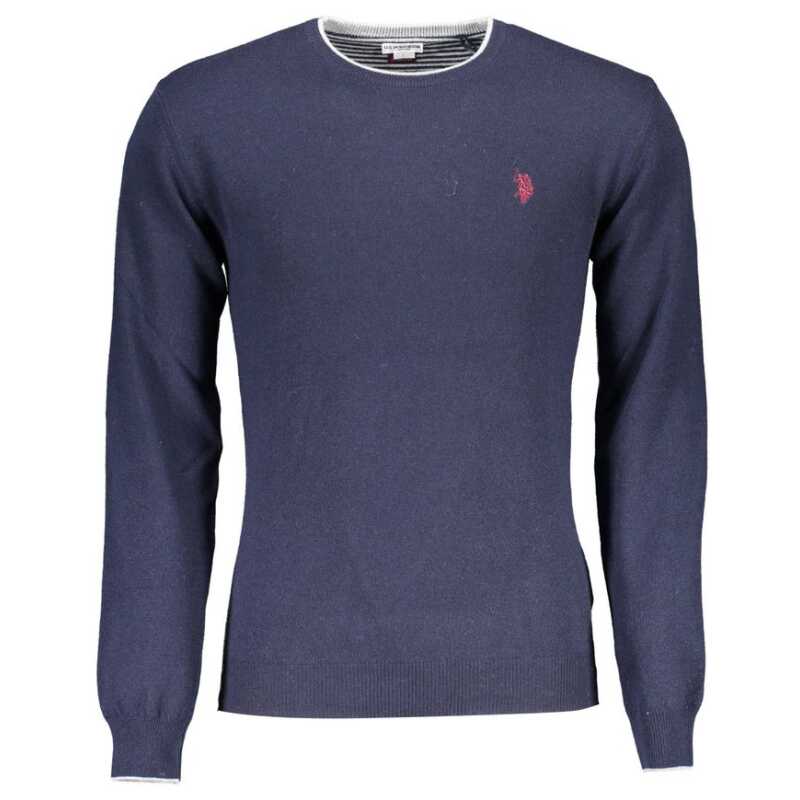 U.S. POLO ASSN. Blue Wool Men Sweater, theFeinheit