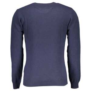 Us Polo Assn Blue Wool Men Sweater